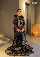 Aik Atelier Unstitched 3 Piece Wedding Festive Vol-02 Suit-LOOK 07