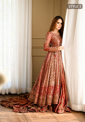 Aik Atelier Unstitched 3 Piece Wedding Festive Vol-02 Suit-LOOK 08