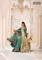 Aik Atelier Unstitched 3 Piece Wedding Festive Vol-02 Suit-LOOK 09