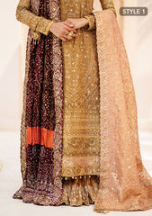 Aik Atelier Wedding Festive Shawl Vol-02-MAROON TUSSAR SILK CHUNRI SHAWL