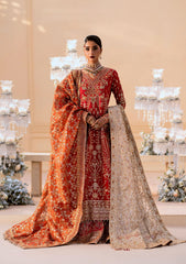 Aik Atelier Unstitched 3 Piece Wedding Festive Vol-01 Suit-LOOK 01
