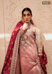 Aik Atelier Unstitched 3 Piece Wedding Festive Vol-01 Suit-LOOK 03