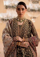 Aik Atelier Unstitched 3 Piece Wedding Festive Vol-01 Suit-LOOK 04