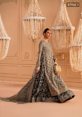 Aik Atelier Unstitched 3 Piece Wedding Festive Vol-01 Suit-LOOK 06