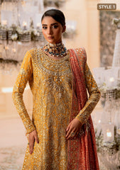 Aik Atelier Unstitched 3 Piece Wedding Festive Vol-01 Suit-LOOK 08