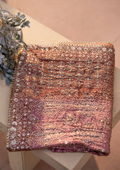 Aik Atelier Wedding Festive Shawl Vol-02-PINK MEDIUM SILK SHAWL
