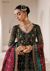 Aik Atelier Unstitched 3 Piece Wedding Festive Vol-02 Suit-LOOK 05