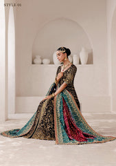 Aik Atelier Unstitched 3 Piece Wedding Festive Vol-02 Suit-LOOK 05