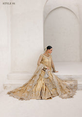 Aik Atelier Unstitched 3 Piece Wedding Festive Vol-02 Suit-LOOK 06
