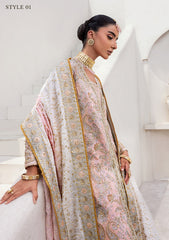 Aik Atelier Unstitched 3 Piece Wedding Festive Vol-02 Suit-LOOK 07