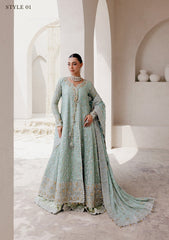 Aik Atelier Unstitched 3 Piece Wedding Festive Vol-02 Suit-LOOK 08
