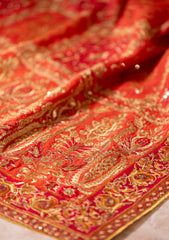 Aik Atelier Wedding Festive Shawl Vol-01 Suit-CORAL