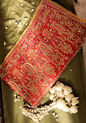 Aik Atelier Wedding Festive Shawl Vol-01 Suit-CORAL