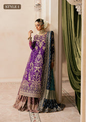 Aik Atelier Unstitched 3 Piece Wedding Festive Vol-01 Suit-LOOK 01