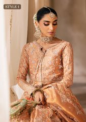 Aik Atelier Unstitched 3 Piece Wedding Festive Vol-01 Suit-LOOK 02