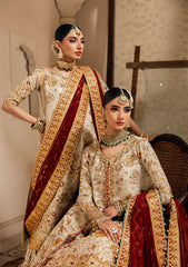 Aik Atelier Unstitched 3 Piece Wedding Festive Vol-01 Suit-LOOK 03