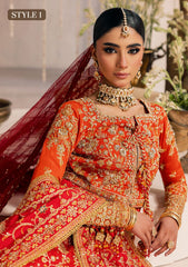 Aik Atelier Unstitched 3 Piece Wedding Festive Vol-01 Suit-LOOK 05