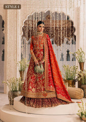 Aik Atelier Unstitched 3 Piece Wedding Festive Vol-01 Suit-LOOK 05