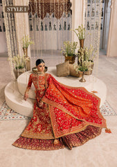 Aik Atelier Unstitched 3 Piece Wedding Festive Vol-01 Suit-LOOK 05
