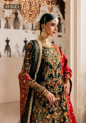 Aik Atelier Unstitched 3 Piece Wedding Festive Vol-01 Suit-LOOK 06