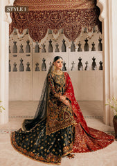 Aik Atelier Unstitched 3 Piece Wedding Festive Vol-01 Suit-LOOK 06