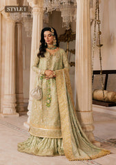 Aik Atelier Unstitched 3 Piece Wedding Festive Vol-01 Suit-LOOK 07