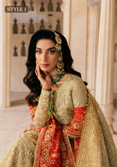 Aik Atelier Unstitched 3 Piece Wedding Festive Vol-01 Suit-LOOK 07