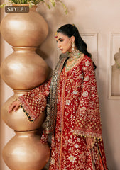 Aik Atelier Unstitched 3 Piece Wedding Festive Vol-01 Suit-LOOK 08
