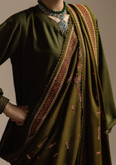 Aik Roz By Aik Atelier Stitched 3 Piece Karandi Suit-LOOK 05