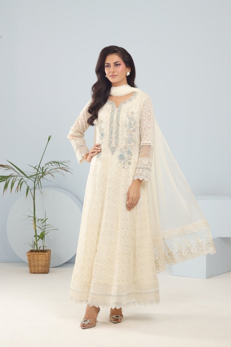 Manahils Stitched K-216-Alabaster Grace