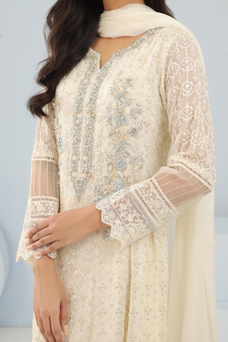 Manahils Stitched K-216-Alabaster Grace