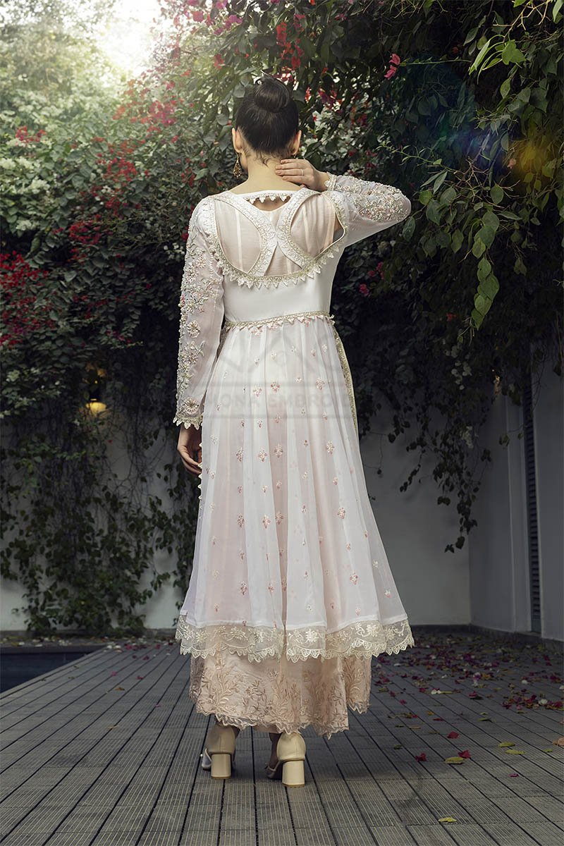 Manahils Stitched Formals K-220-Arctic Allure