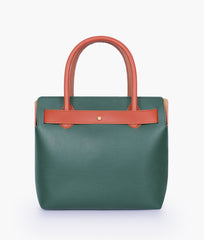 RTW Creation - Army green handbag with front buckle