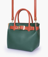 RTW Creation - Army green handbag with front buckle