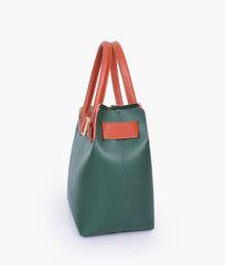 RTW Creation - Army green handbag with front buckle