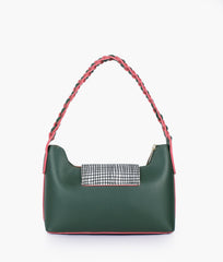 RTW Creation - Army green purse with braided strap