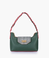 RTW Creation - Army green purse with braided strap