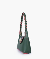 RTW Creation - Army green purse with braided strap