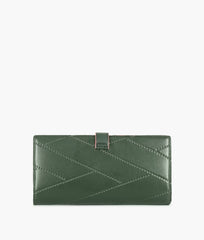 RTW Creation - Army green quilted two-fold wallet