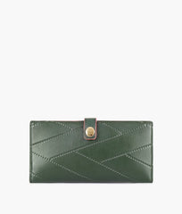 RTW Creation - Army green quilted two-fold wallet