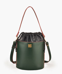 RTW Creation - Army green top-handle bucket bag