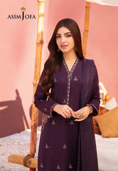 Asim Jofa Outfit Of The Day Ajod-30 Embroidered Cambric 3 Pcs