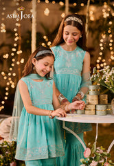 Asim Jofa Kids Pret Ajlk-10 Embroidered Poly Chiffon 3 Pcs