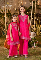 Asim Jofa Kids Pret Ajlk-04 Embroidered Poly Chiffon 3 Pcs