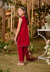 Asim Jofa Kids Pret Ajlk-07 Embroidered Poly Chiffon 3 Pcs