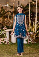 Asim Jofa Kids Pret Ajlk-02 Embroidered Poly Chiffon 3 Pcs