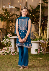 Asim Jofa Kids Pret Ajlk-02 Embroidered Poly Chiffon 3 Pcs