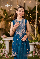 Asim Jofa Kids Pret Ajlk-02 Embroidered Poly Chiffon 3 Pcs