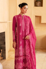 Luxe By Azure Unstitched 3 Piece Premium Cambric Suit-07-Cherry Bliss