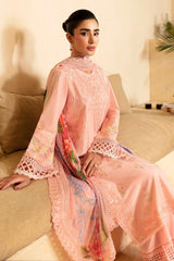Luxe By Azure Unstitched 3 Piece Premium Cambric Suit-06-Luminous Pearl